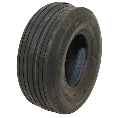Stens 13x5.00-6 Lawn Mower Tire, 2 Ply, Rib, 20 psi 160-640